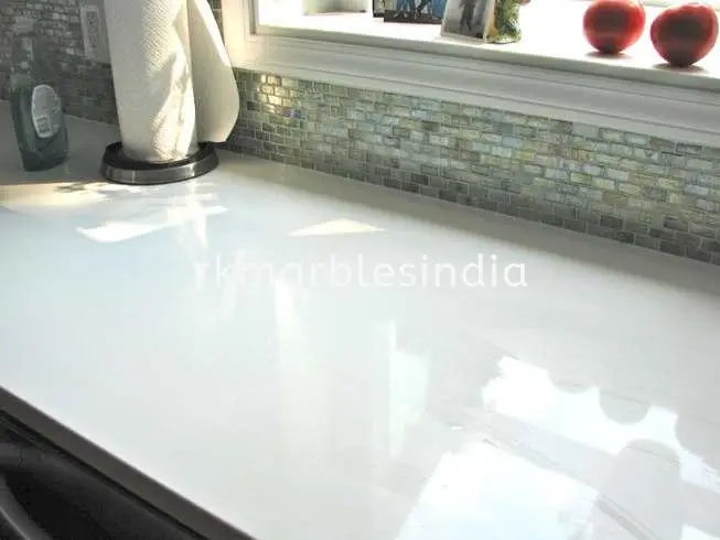 pure white marble